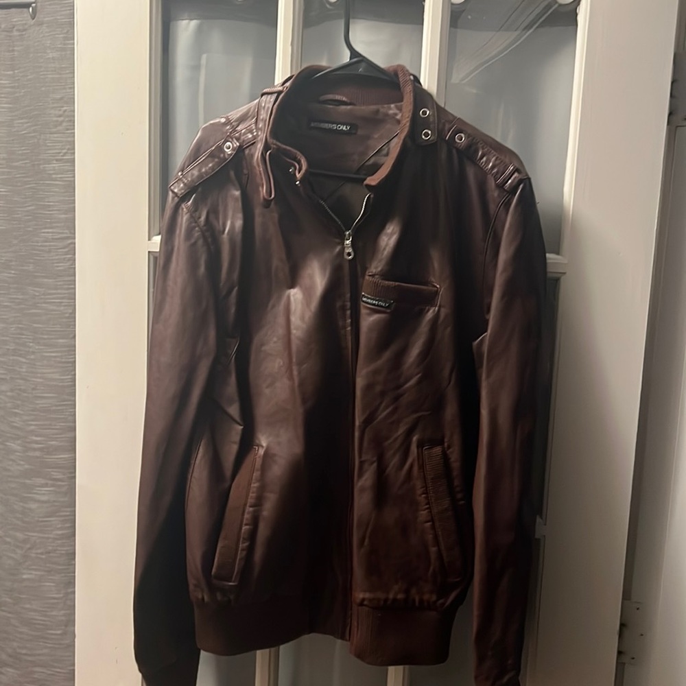 Members only pleather jacket
